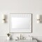 James Martin Vanities Soleil 36in Mirror, Matte White with Gold 710-M36-MWG - alternate 4